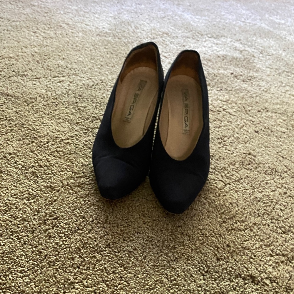 Via Spiga Dark blue Heels